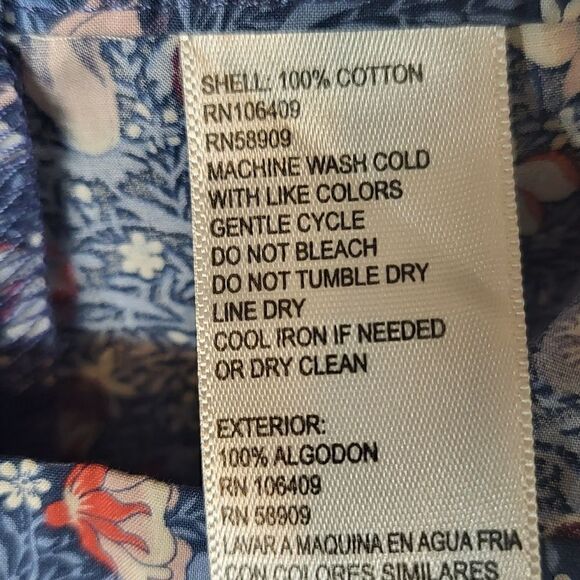 Antonio Melani Blue & Red Flowered Shorts - Picture 6 of 10